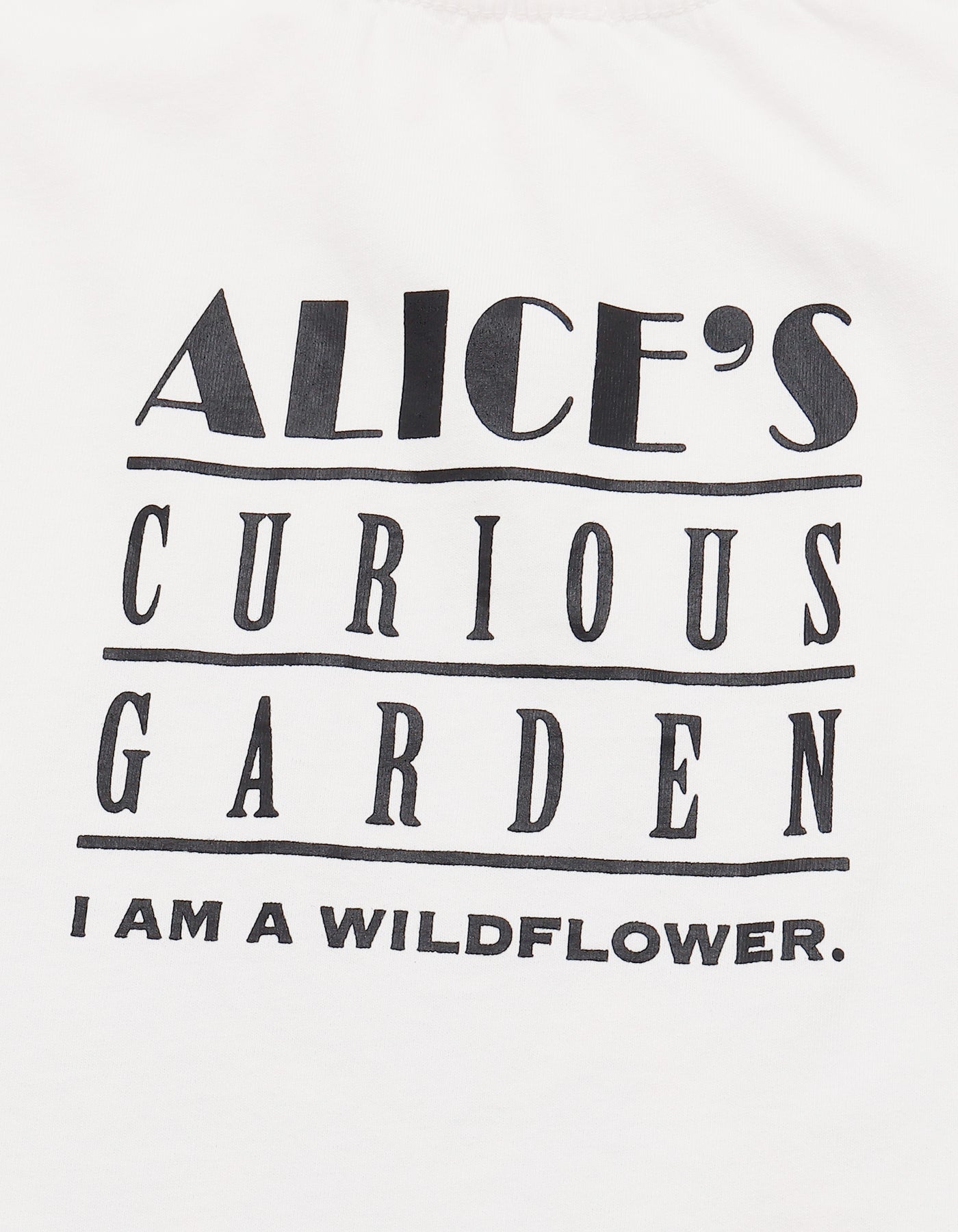 Flower big tee / WHITE
