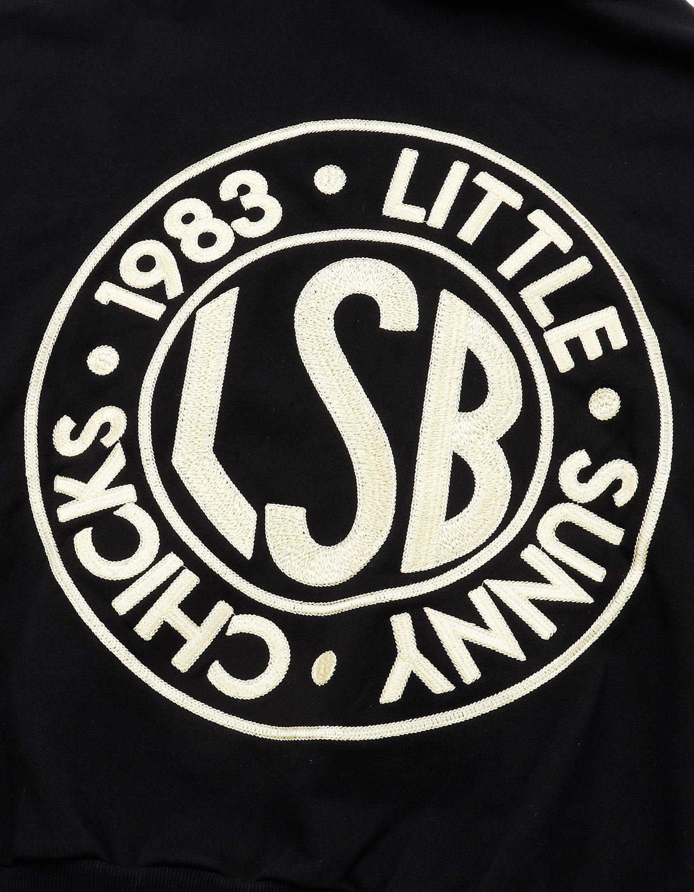 LSB logo zip parker / BLACK