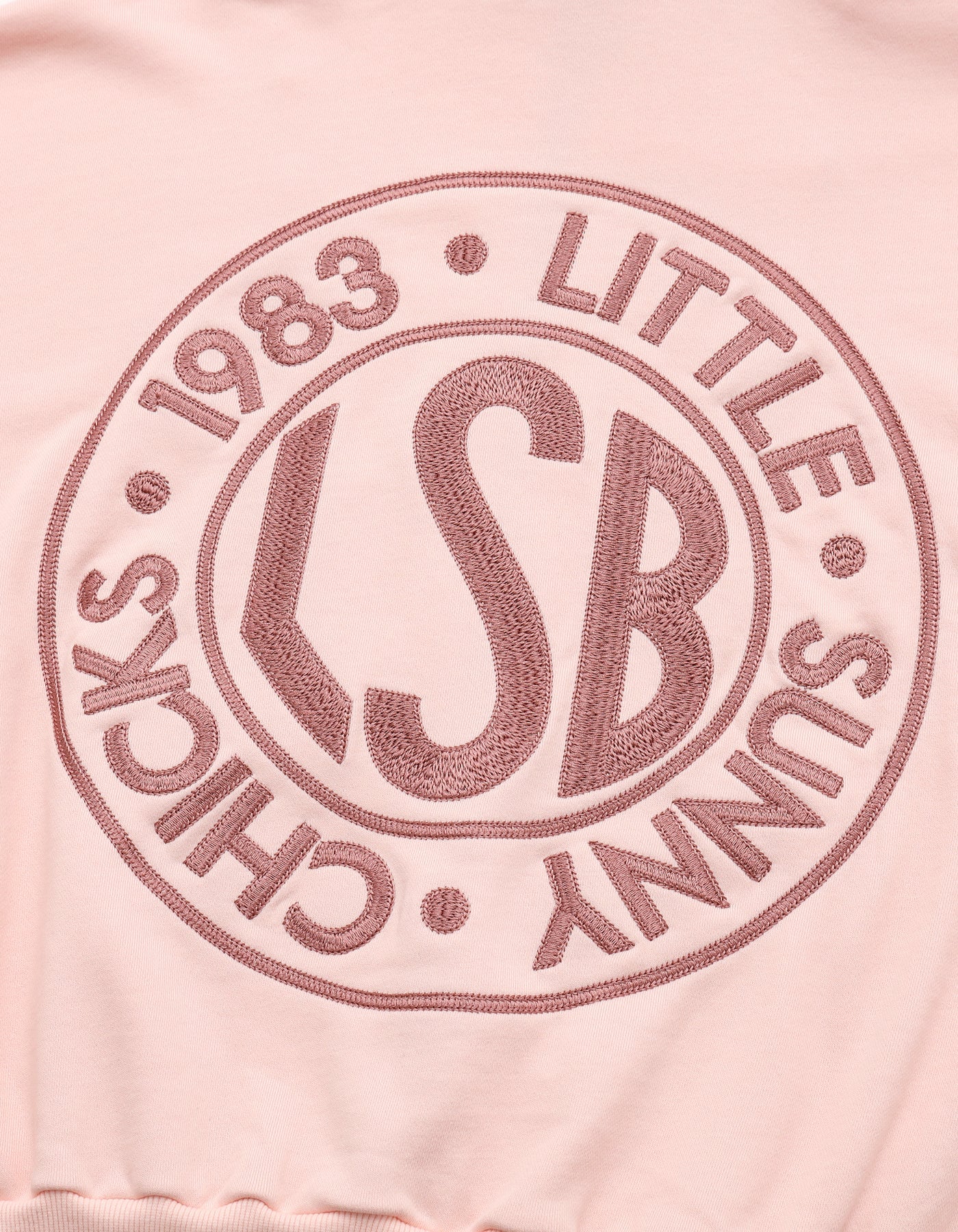 LSB logo zip parker / PINK
