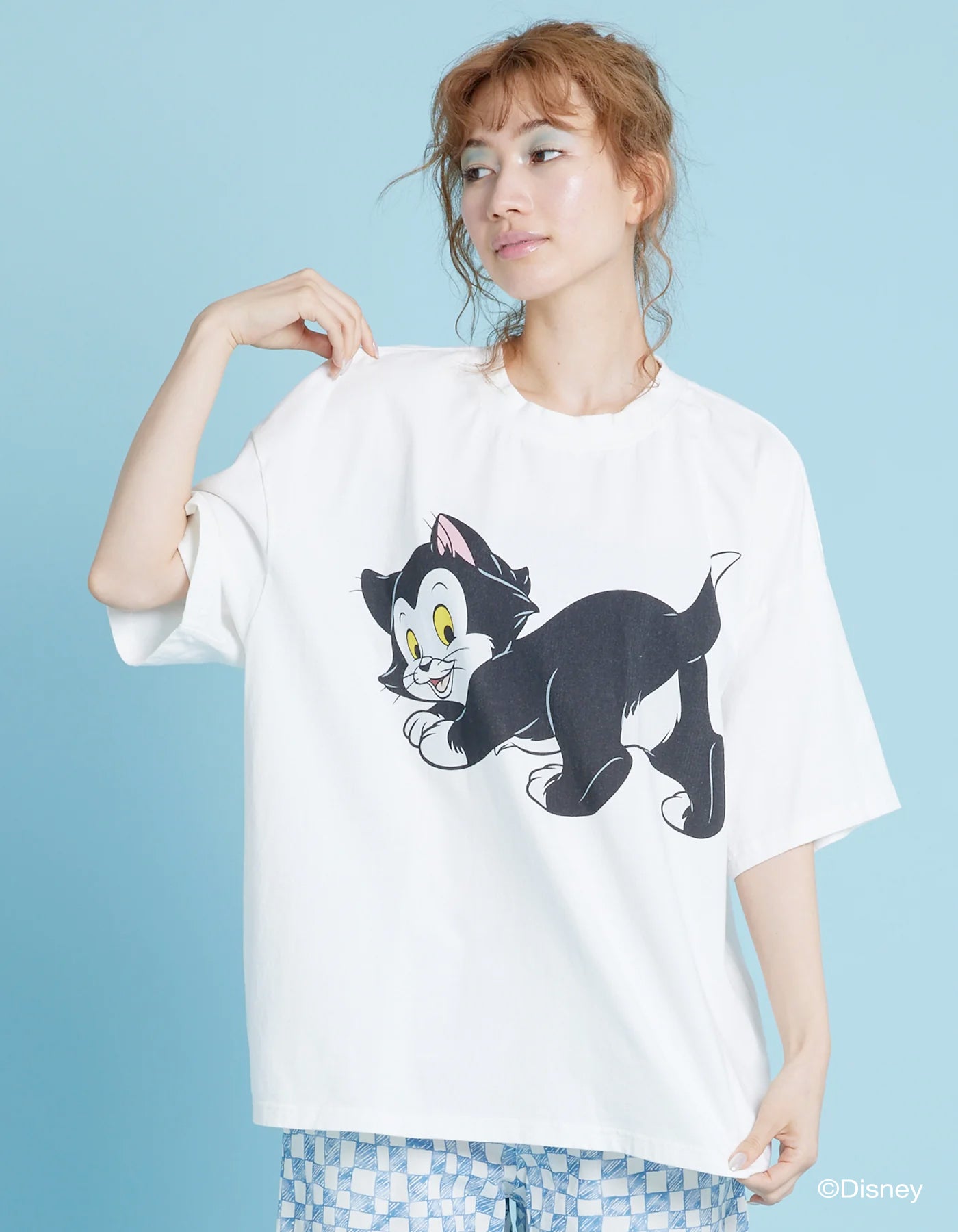 Figaro big tee / WHITE