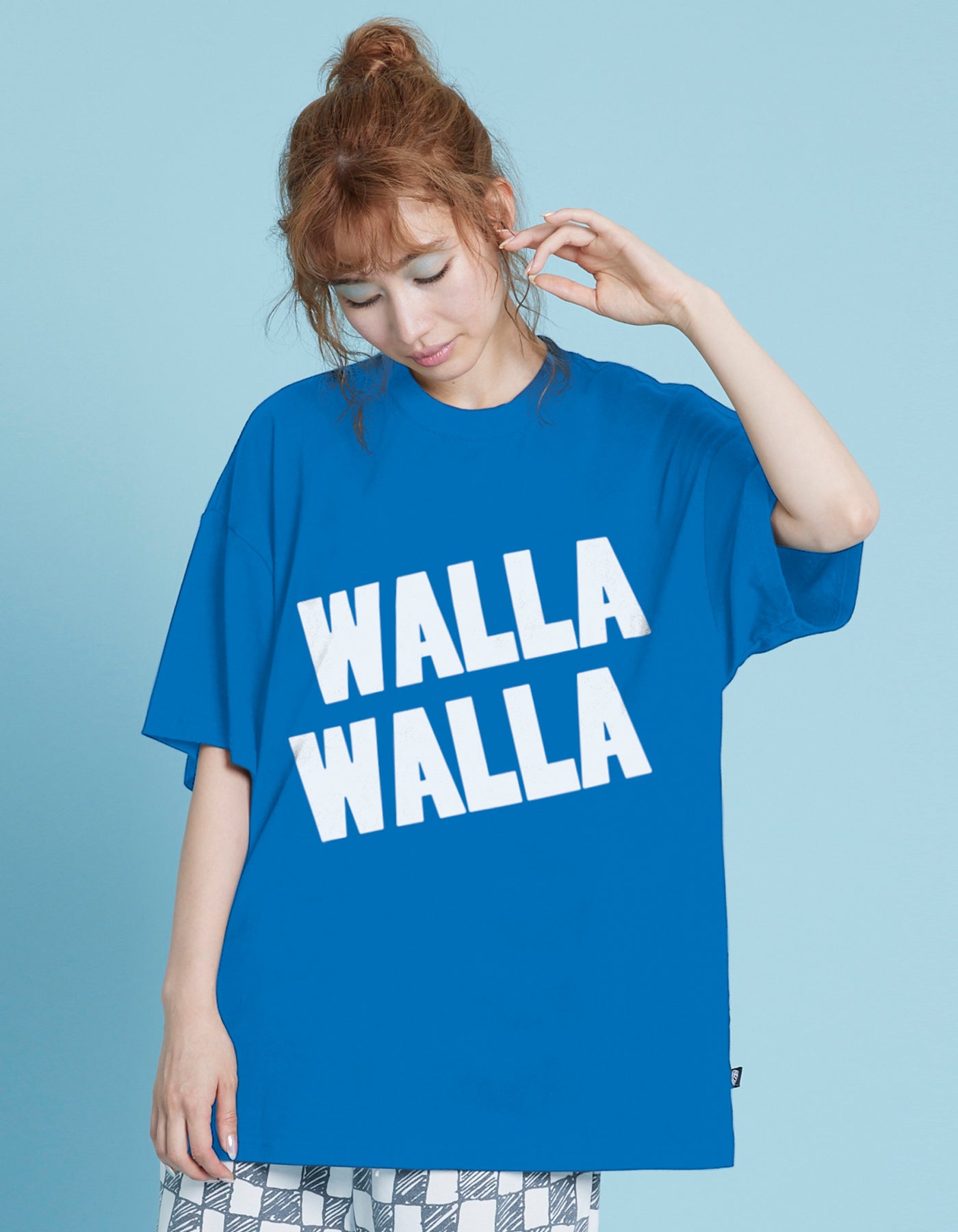 WALLA WALLA big tee / BLUE