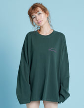 画像をギャラリービューアに読み込む, Logo long tee / GREEN