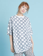 画像をギャラリービューアに読み込む, Checker big tee / BLACK