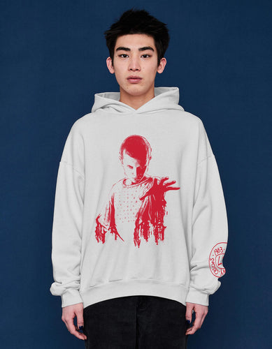 STRANGER THINGS × little sunny bite Eleven hoodie / WHITE