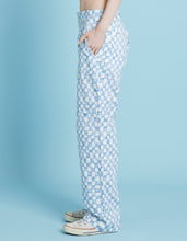 画像をギャラリービューアに読み込む, Checker pants / BLUE