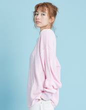 画像をギャラリービューアに読み込む, Bear knit top / PINK