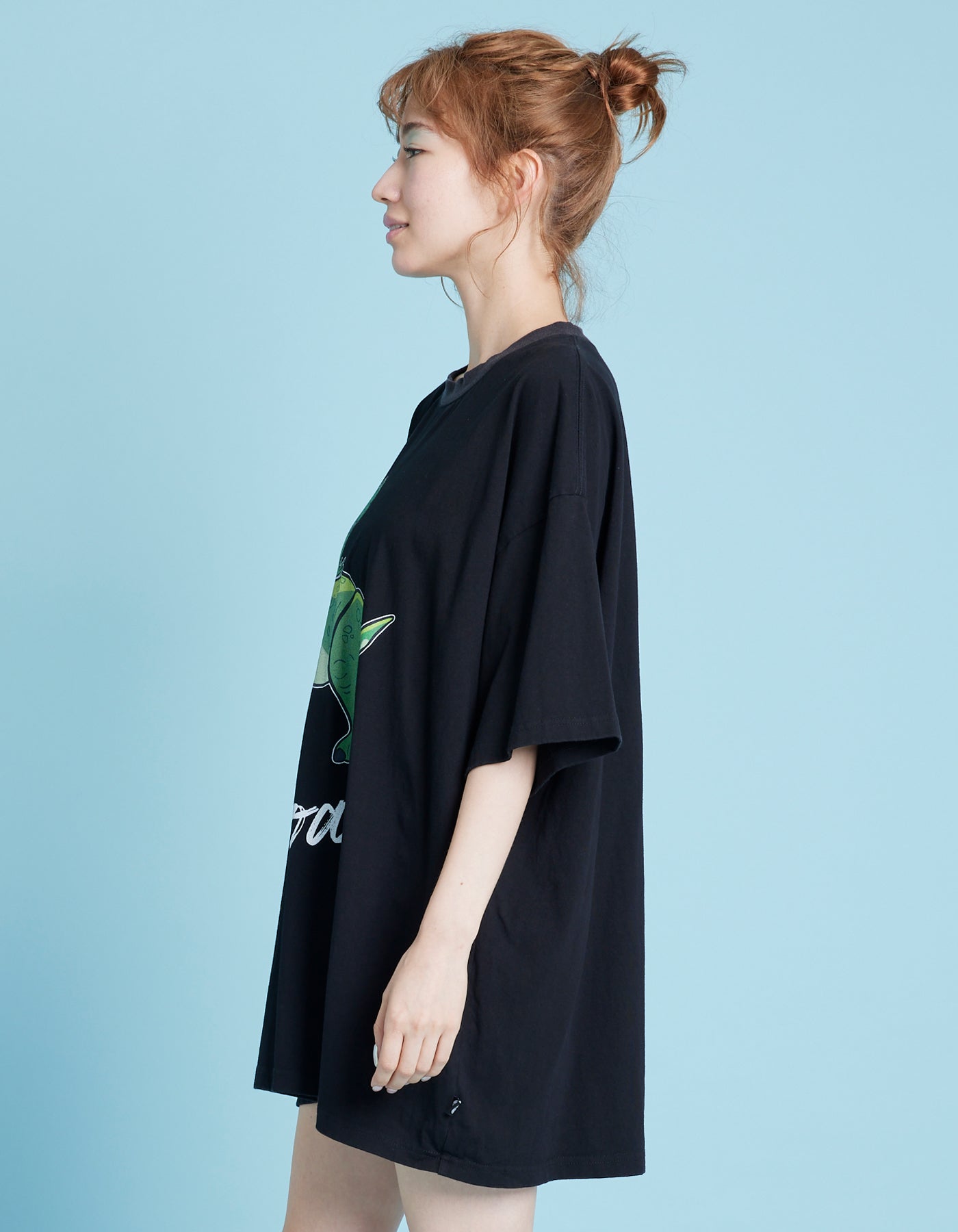 Rex big tee / BLACK