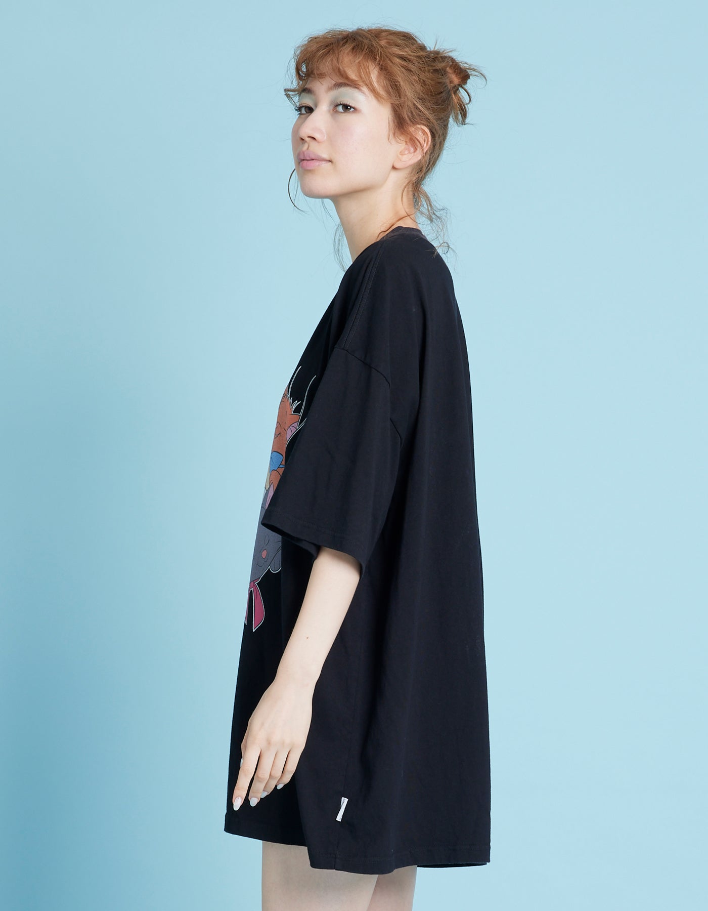 little sunny bite (リトルサニーバイト)Marie big tee / BLACK ...