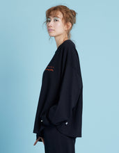 画像をギャラリービューアに読み込む, Logo long tee / BLACK