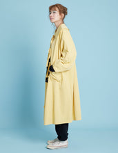 画像をギャラリービューアに読み込む, Nylon long ribbon jacket / YELLOW