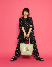 画像をギャラリービューアに読み込む, little sunny bite と pink house Bear message tote bag / HAKKA
