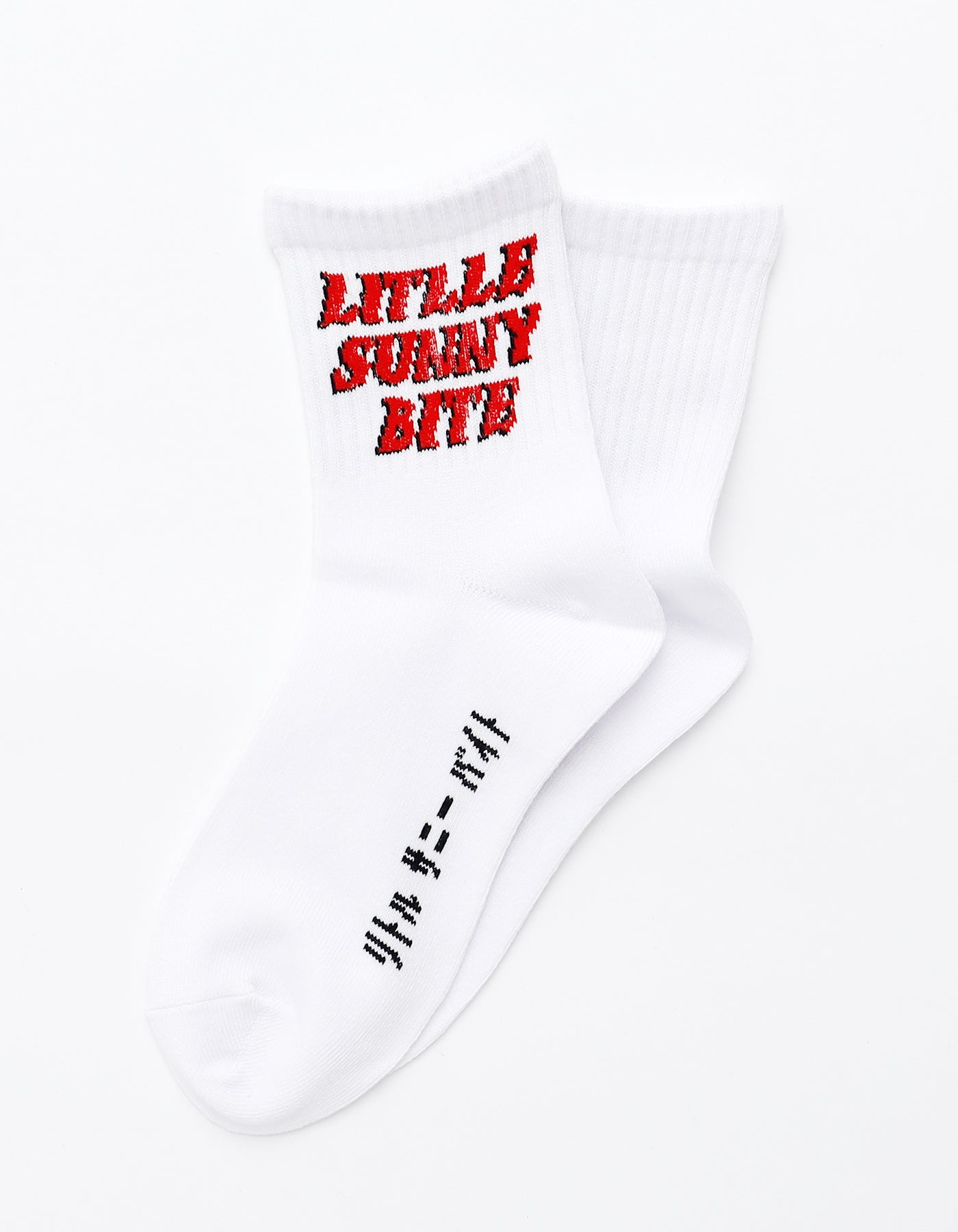Logo socks / WHITE