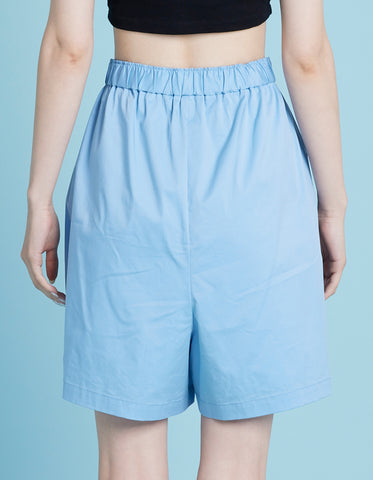 Nylon short pants / BLUE