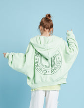 画像をギャラリービューアに読み込む, LSB logo zip parker / GREEN