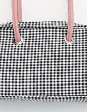 画像をギャラリービューアに読み込む, Girly checker bag / BLACK