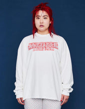 画像をギャラリービューアに読み込む, STRANGER THINGS × little sunny bite Logo long tee / WHITE