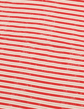 画像をギャラリービューアに読み込む, Stripe big long tee / RED