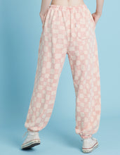 画像をギャラリービューアに読み込む, Checker sweat pants / PINK