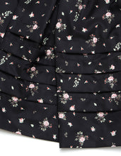 画像をギャラリービューアに読み込む, little sunny bite と pink house LSB floral bomber sleeve dress / BLACK