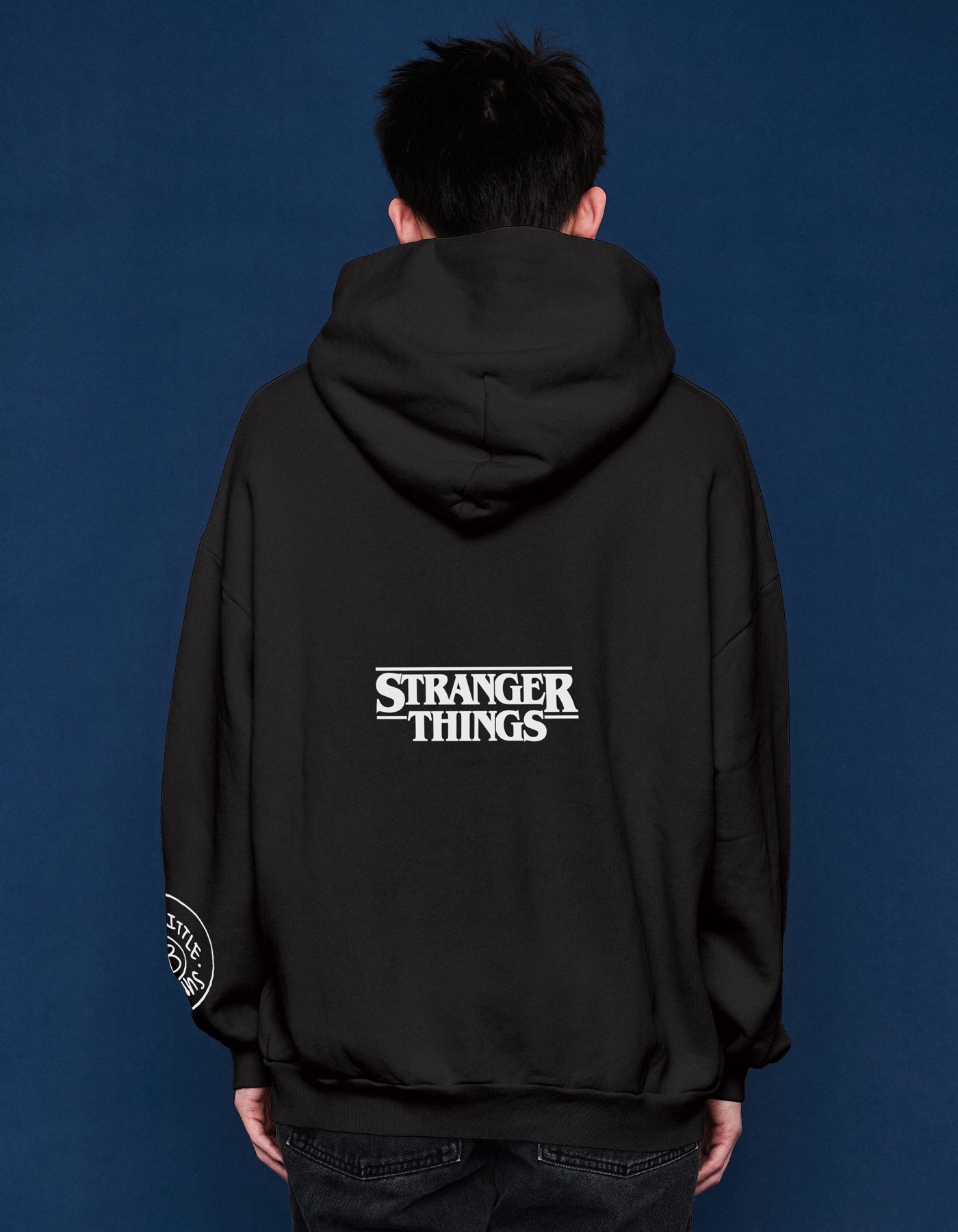 STRANGER THINGS × little sunny bite Eleven hoodie / BLACK