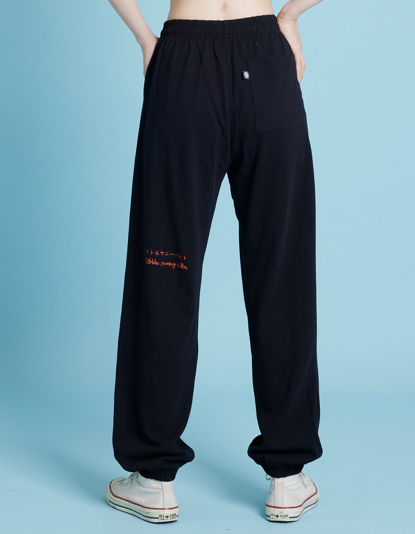 Logo pants / BLACK