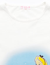 画像をギャラリービューアに読み込む, Alice in Wonderland long tee / WHITE