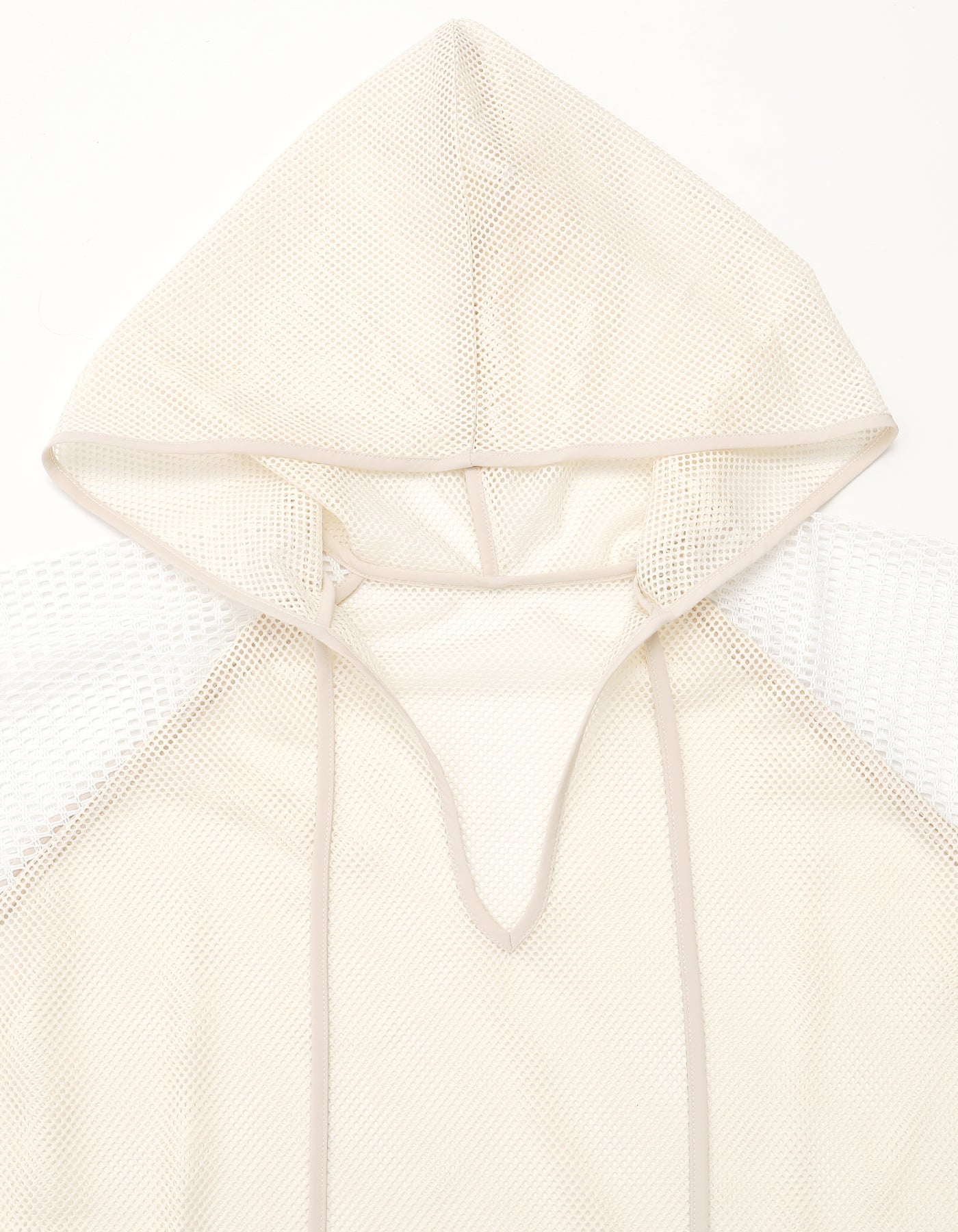 Mesh hoodie / WHITE
