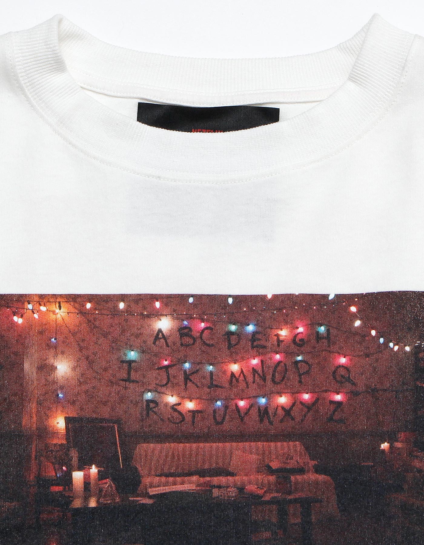 STRANGER THINGS × little sunny bite Photo big tee / WHITE