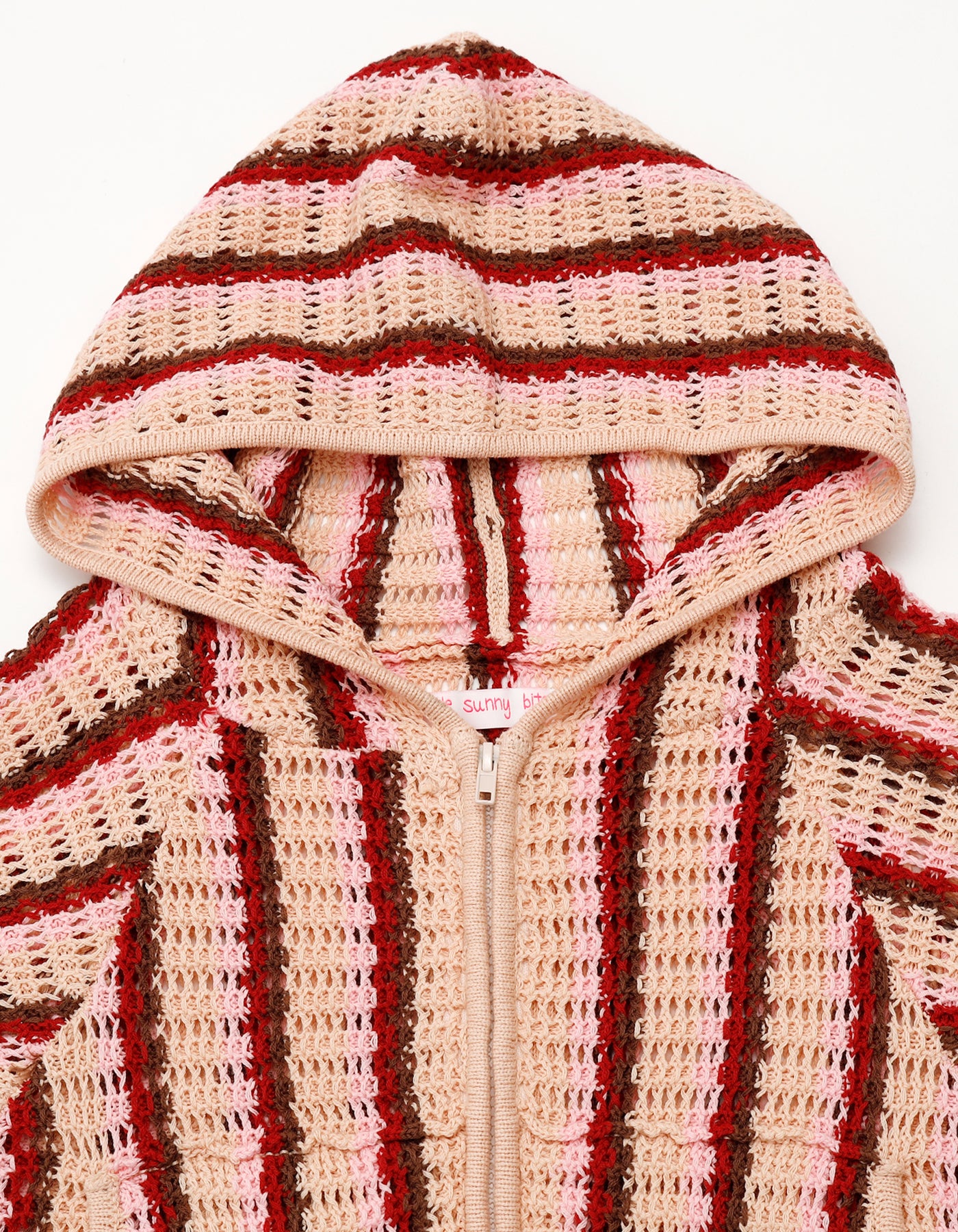 Knitting hoodie / PINK
