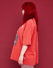 画像をギャラリービューアに読み込む, STRANGER THINGS × little sunny bite Vintage big tee / RED