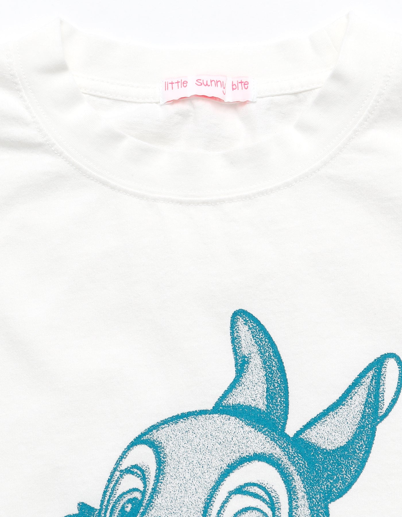 little sunny bite (リトルサニーバイト) Thumper long tee / WHITE