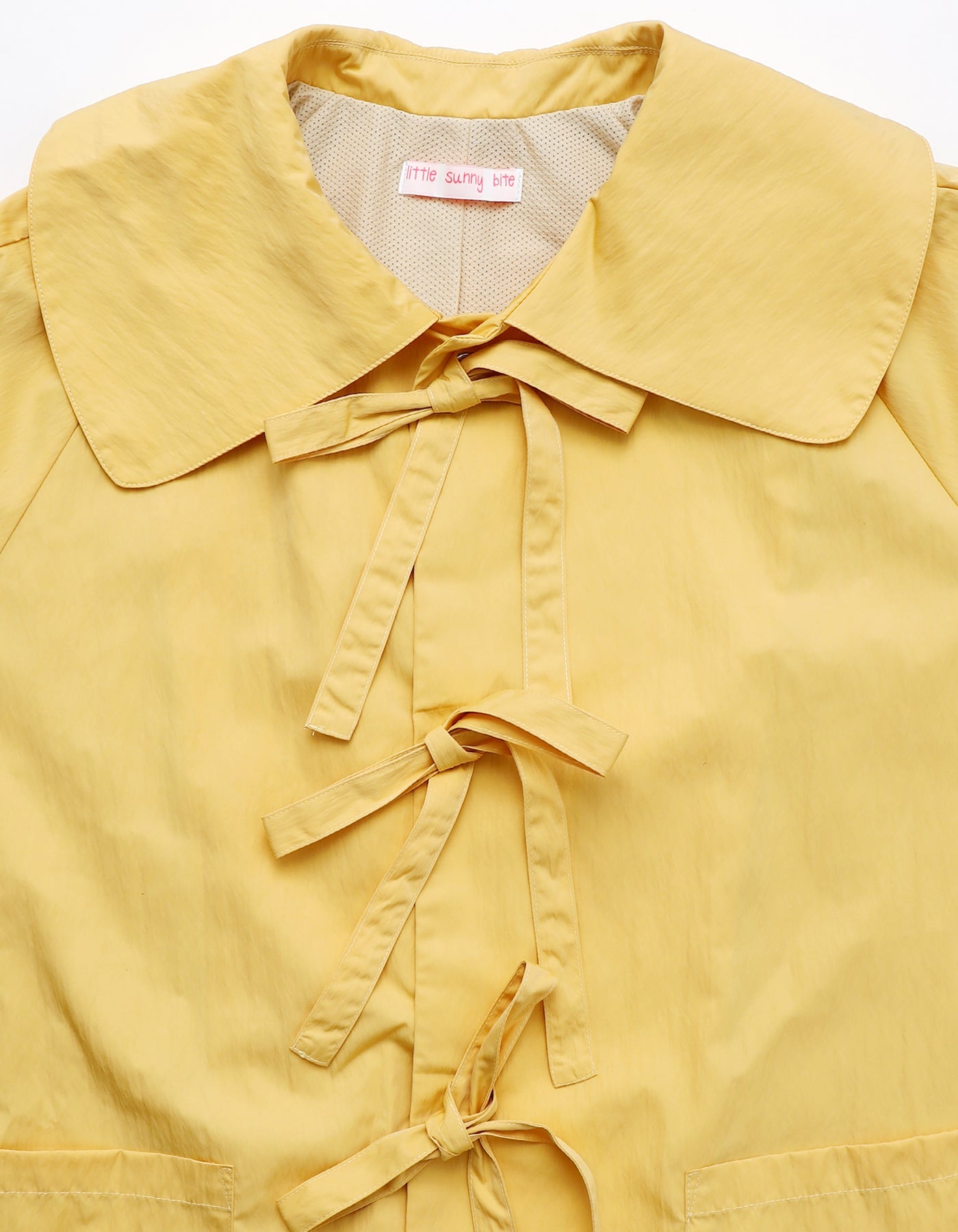 little sunny bite (リトルサニーバイト) Nylon long ribbon jacket