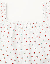 画像をギャラリービューアに読み込む, Cherry mini blouse / WHITE