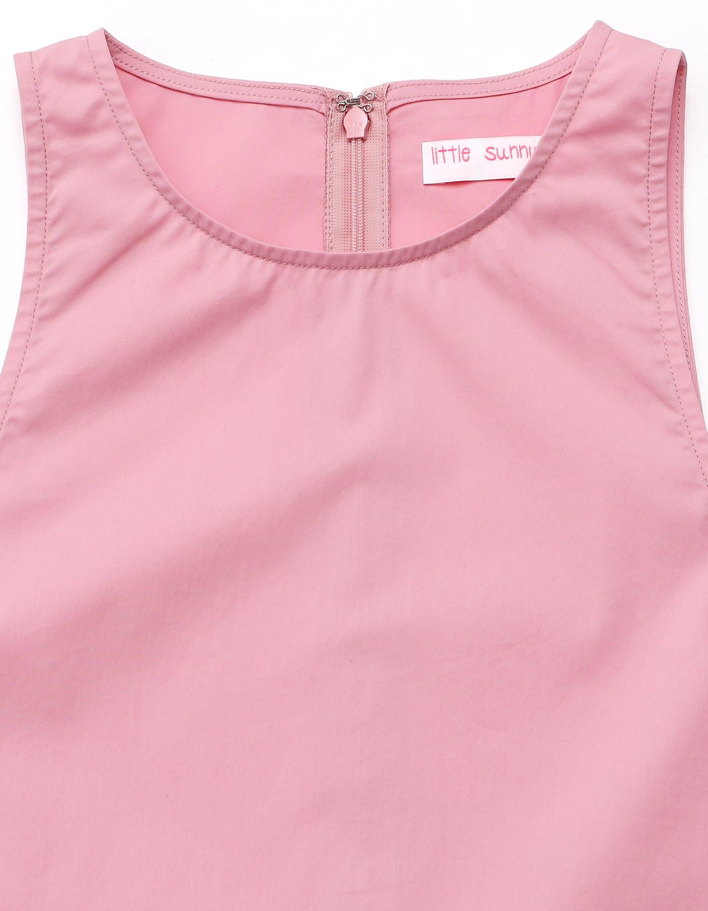 Sleeveless long dress / PINK