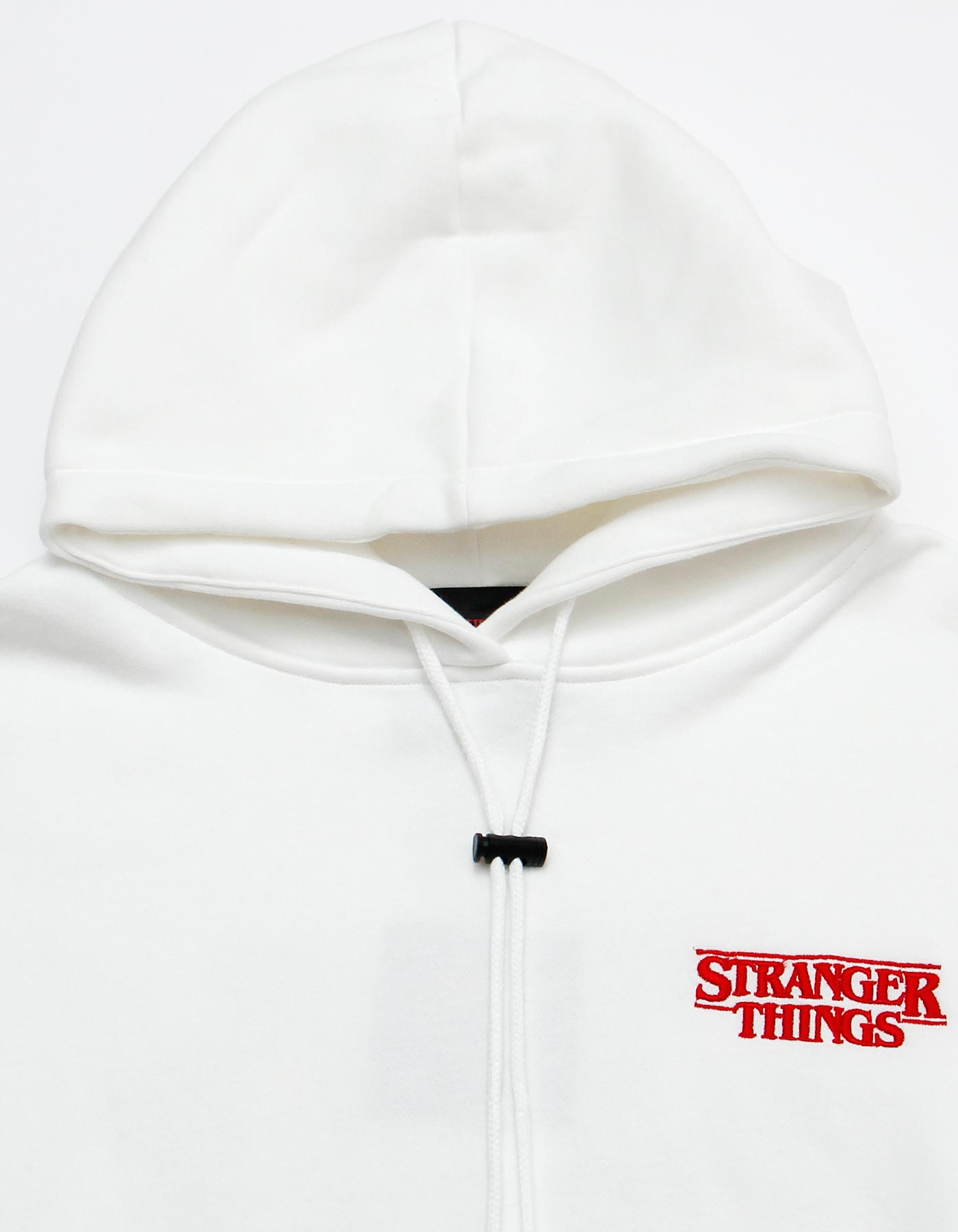 STRANGER THINGS × little sunny bite Logo hoodie / WHITE