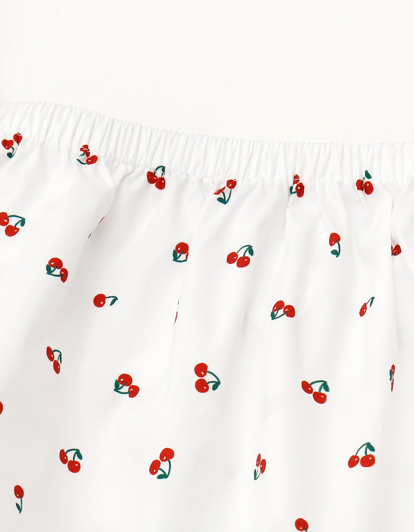 Cherry mini blouse / WHITE