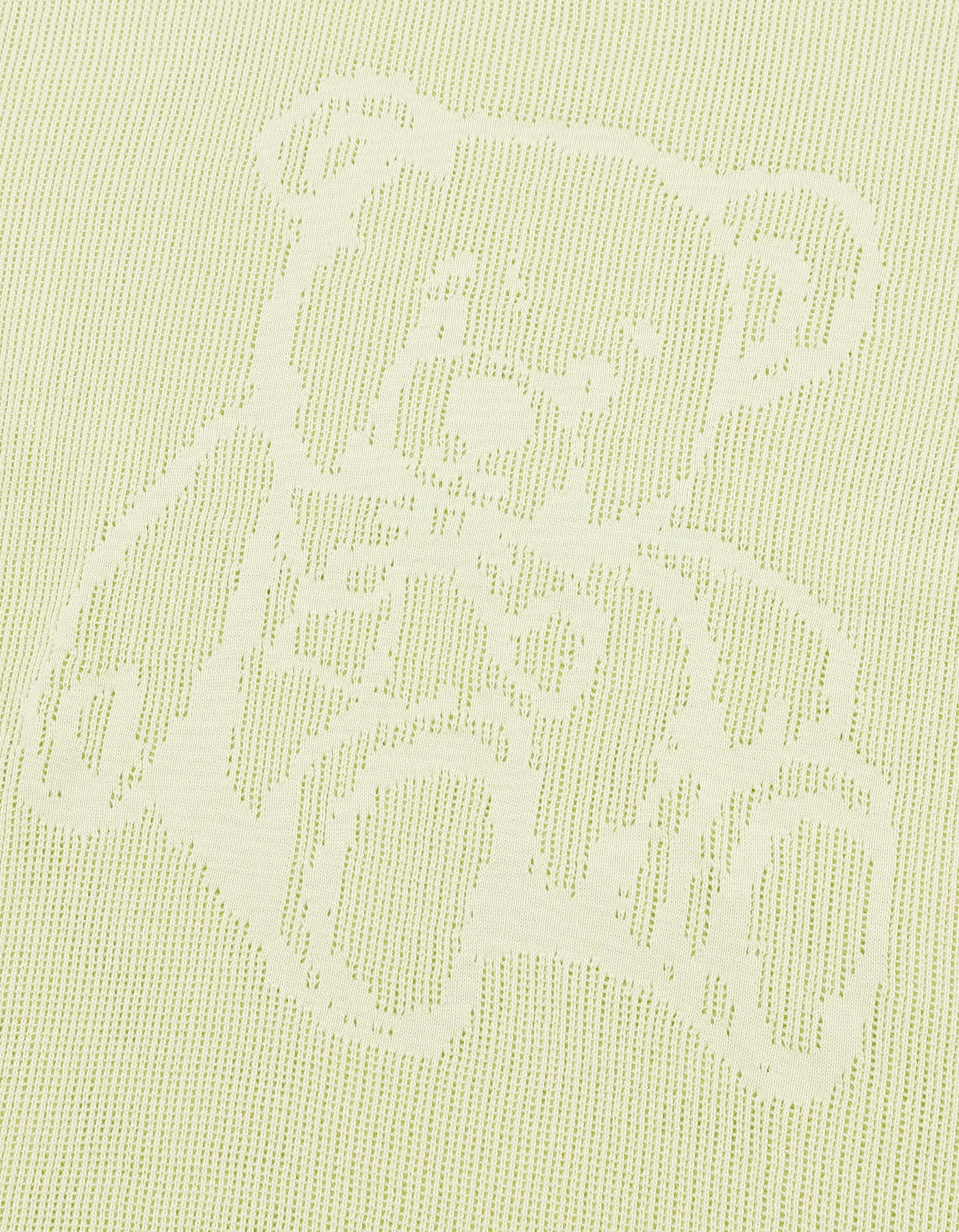 Bear knit top / GREEN