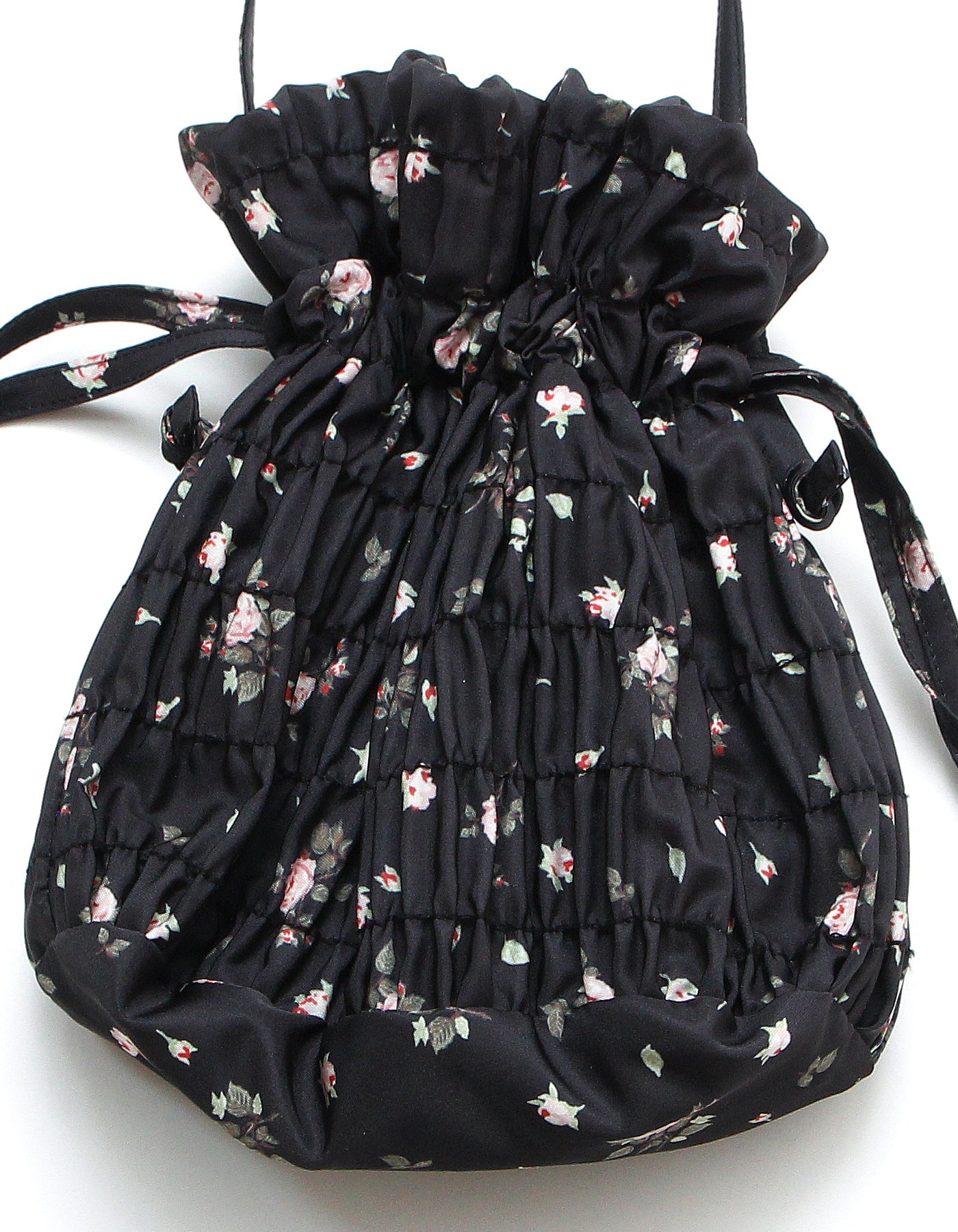 little sunny bite と pink house LSB floral mini 2way bag / BLACK