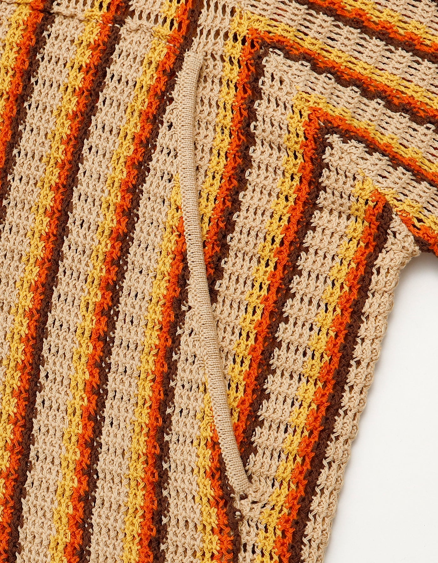 Knitting hoodie / BEIGE