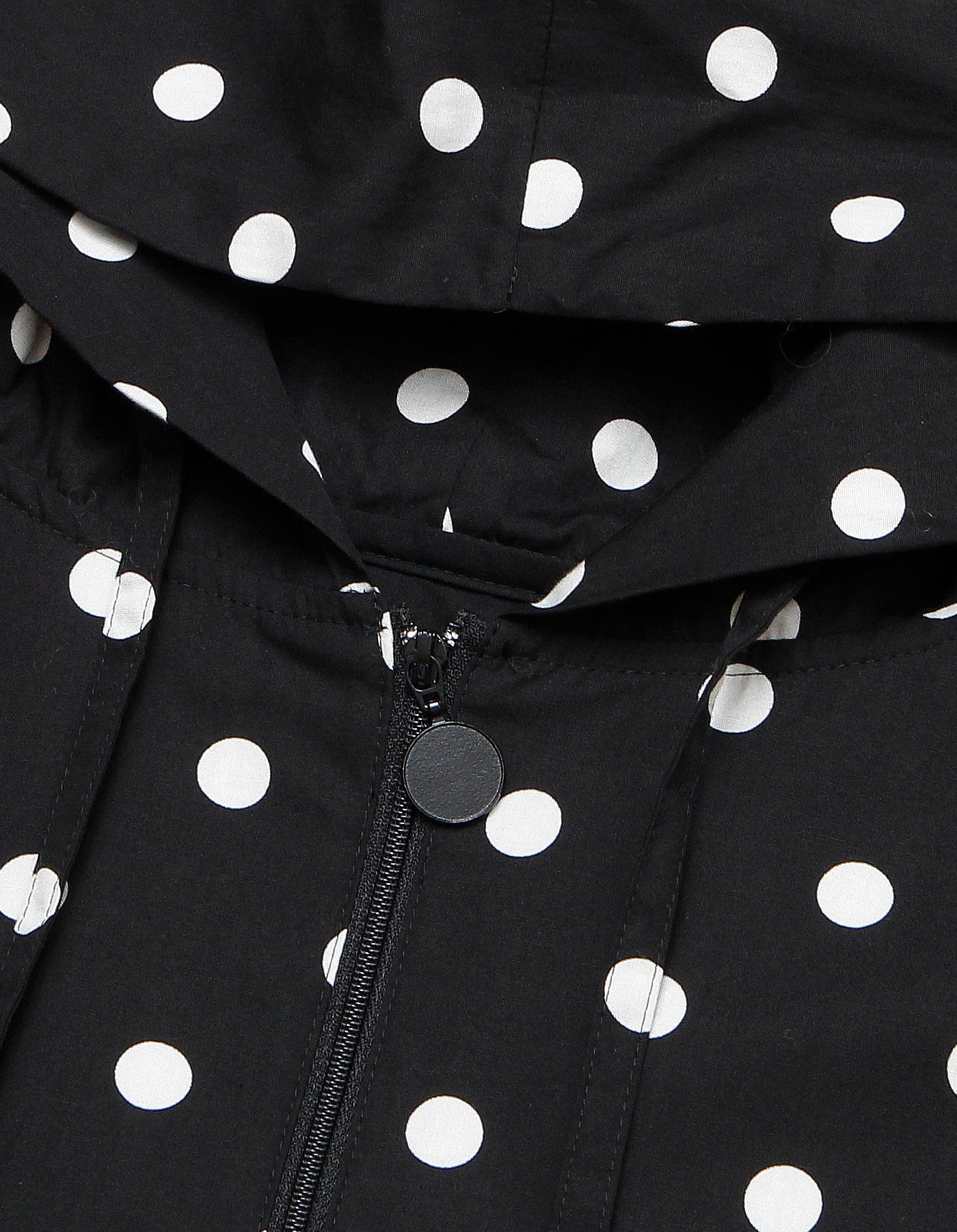 little sunny bite と pink house Coin dot hoodie / BLACK