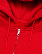 画像をギャラリービューアに読み込む, little sunny bite と pink house Bear message zip hoodie / RED