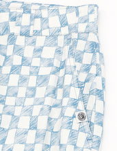 画像をギャラリービューアに読み込む, Checker pants / BLUE