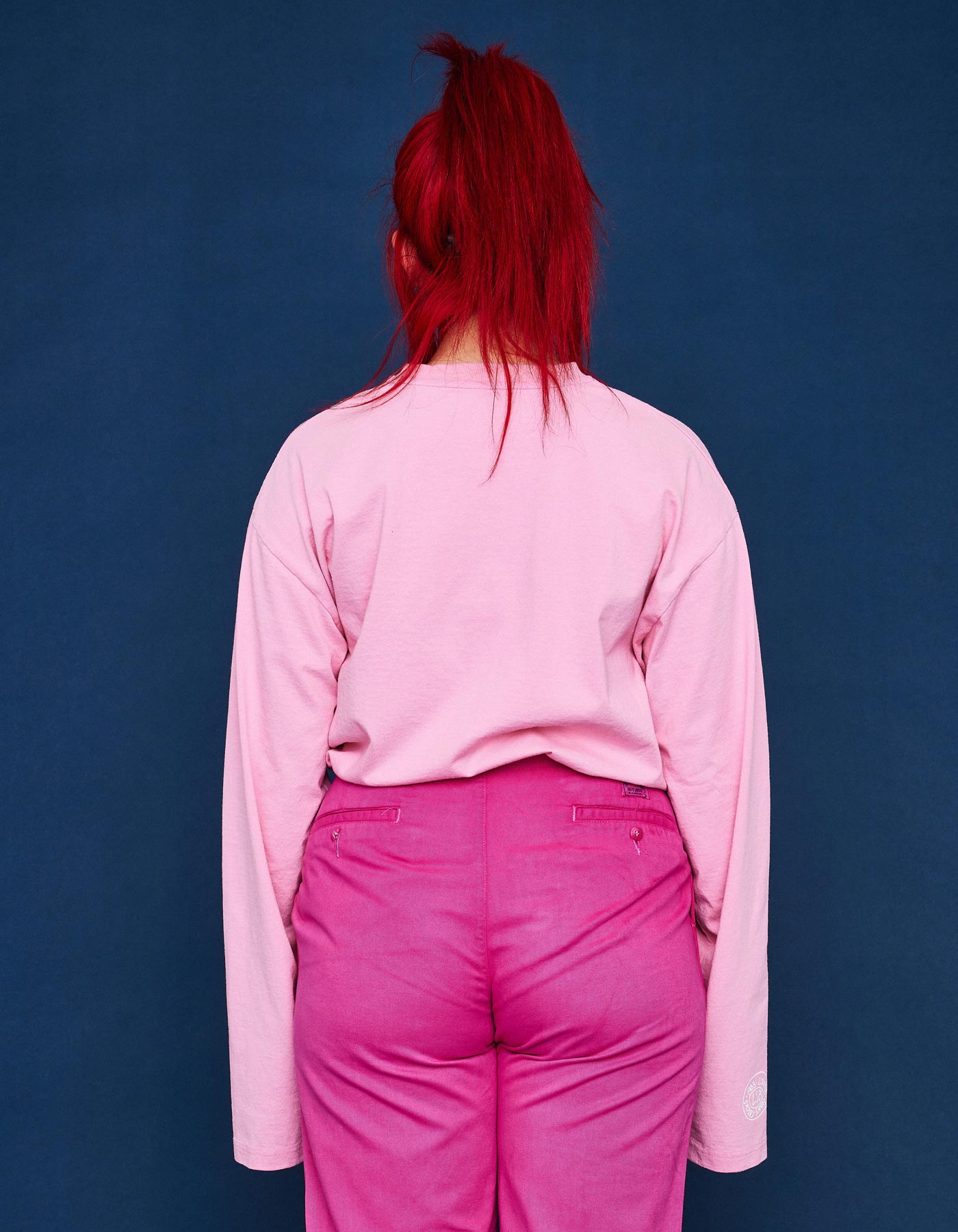 STRANGER THINGS × little sunny bite Photo long tee / PINK