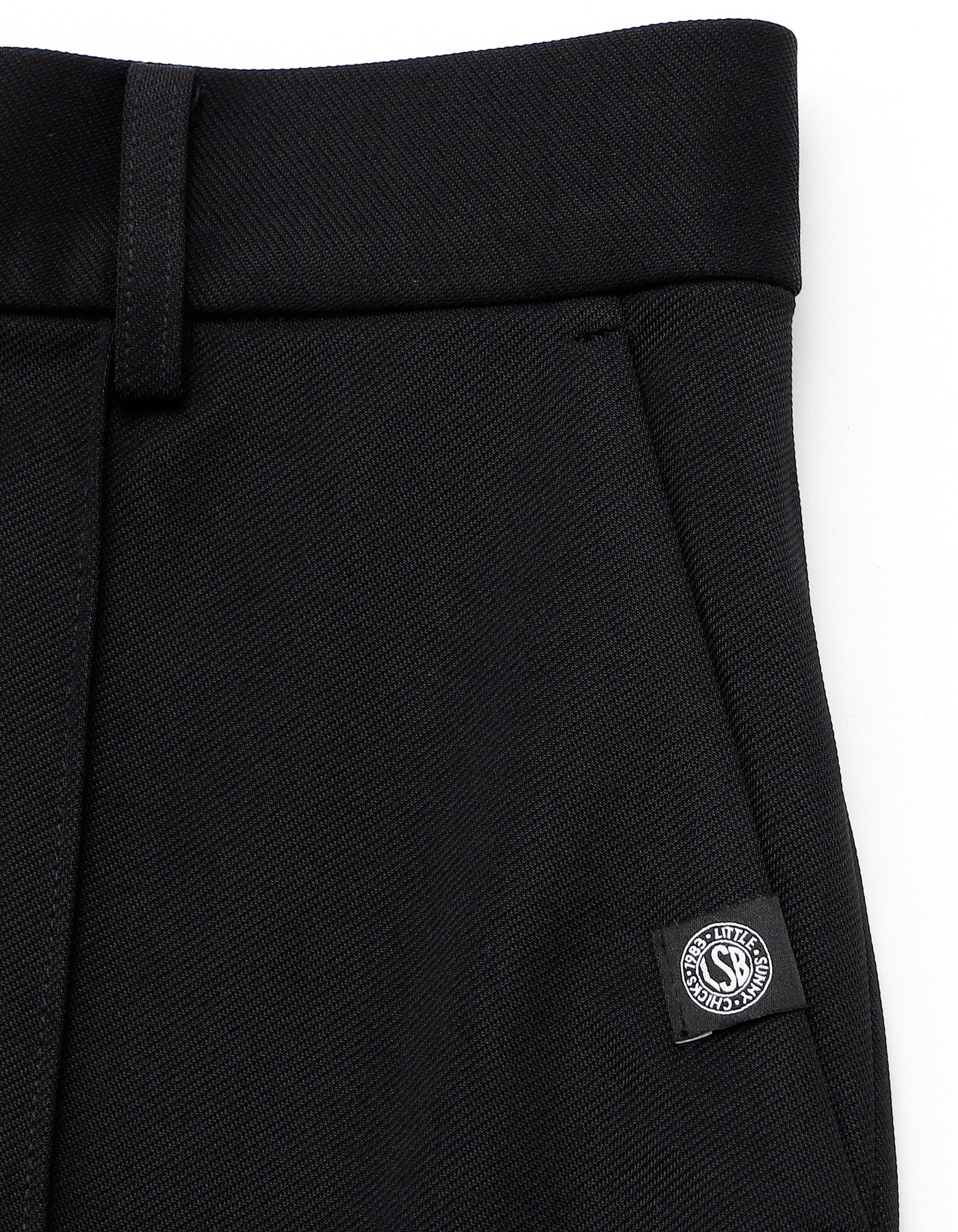 Flared pants / BLACK