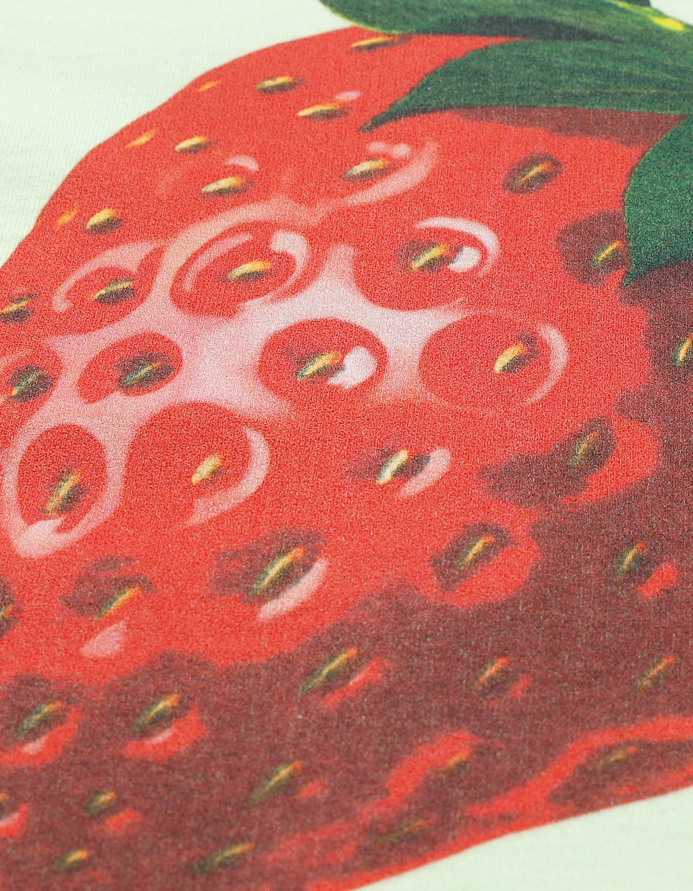 Strawberry long tee / GREEN