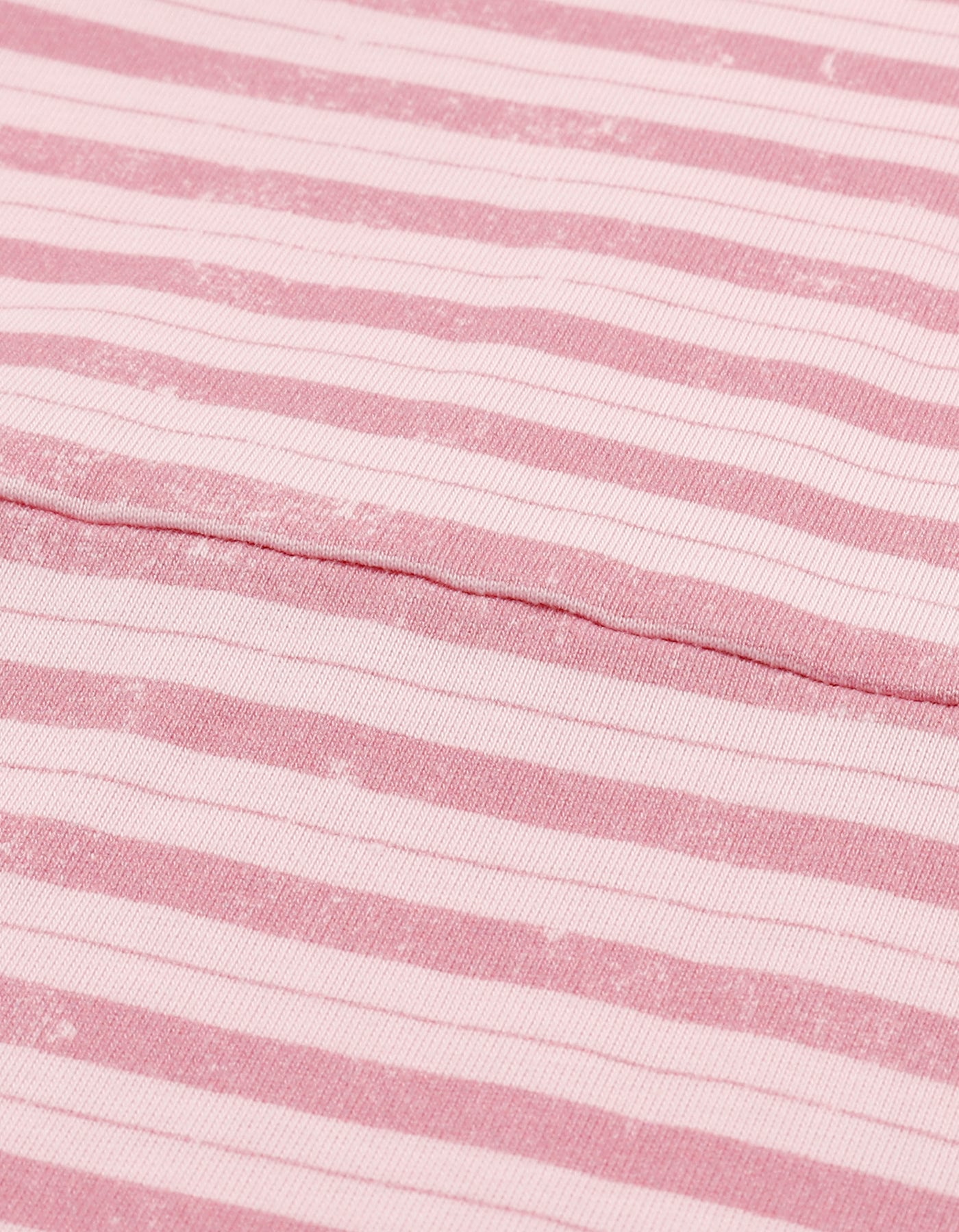 Stripe big long tee / PINK