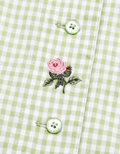 画像をギャラリービューアに読み込む, little sunny bite と pink house Check blouse / GREEN