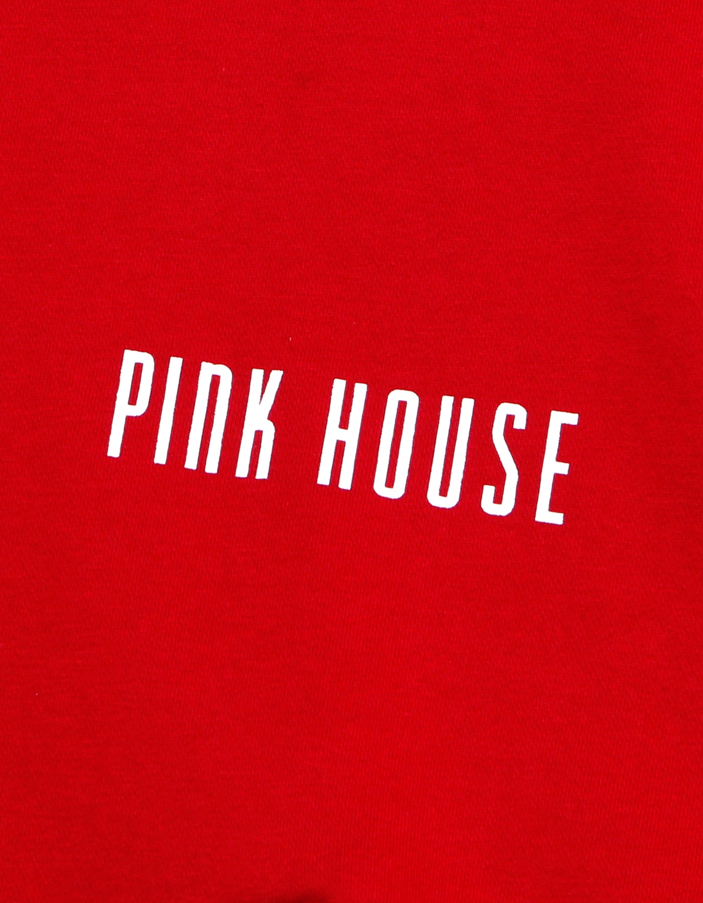 little sunny bite と pink house Bear message zip hoodie / RED