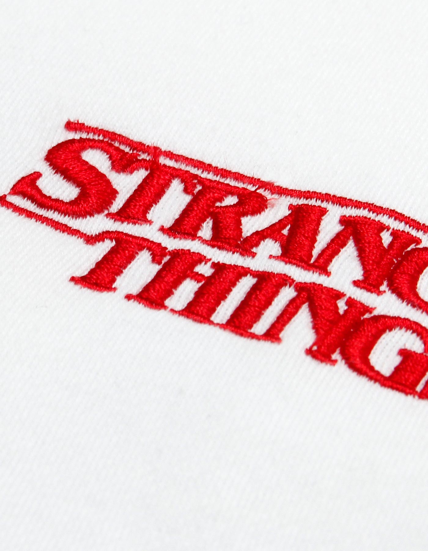 STRANGER THINGS × little sunny bite Logo hoodie / WHITE