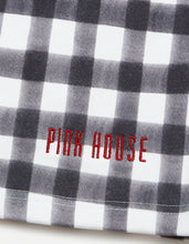 画像をギャラリービューアに読み込む, little sunny bite と pink house Hand drawing checker pants / BLACK